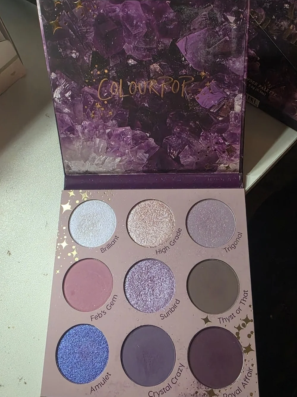 ColourPop Purple & Lilac Gemstone Eyeshadow Palette
